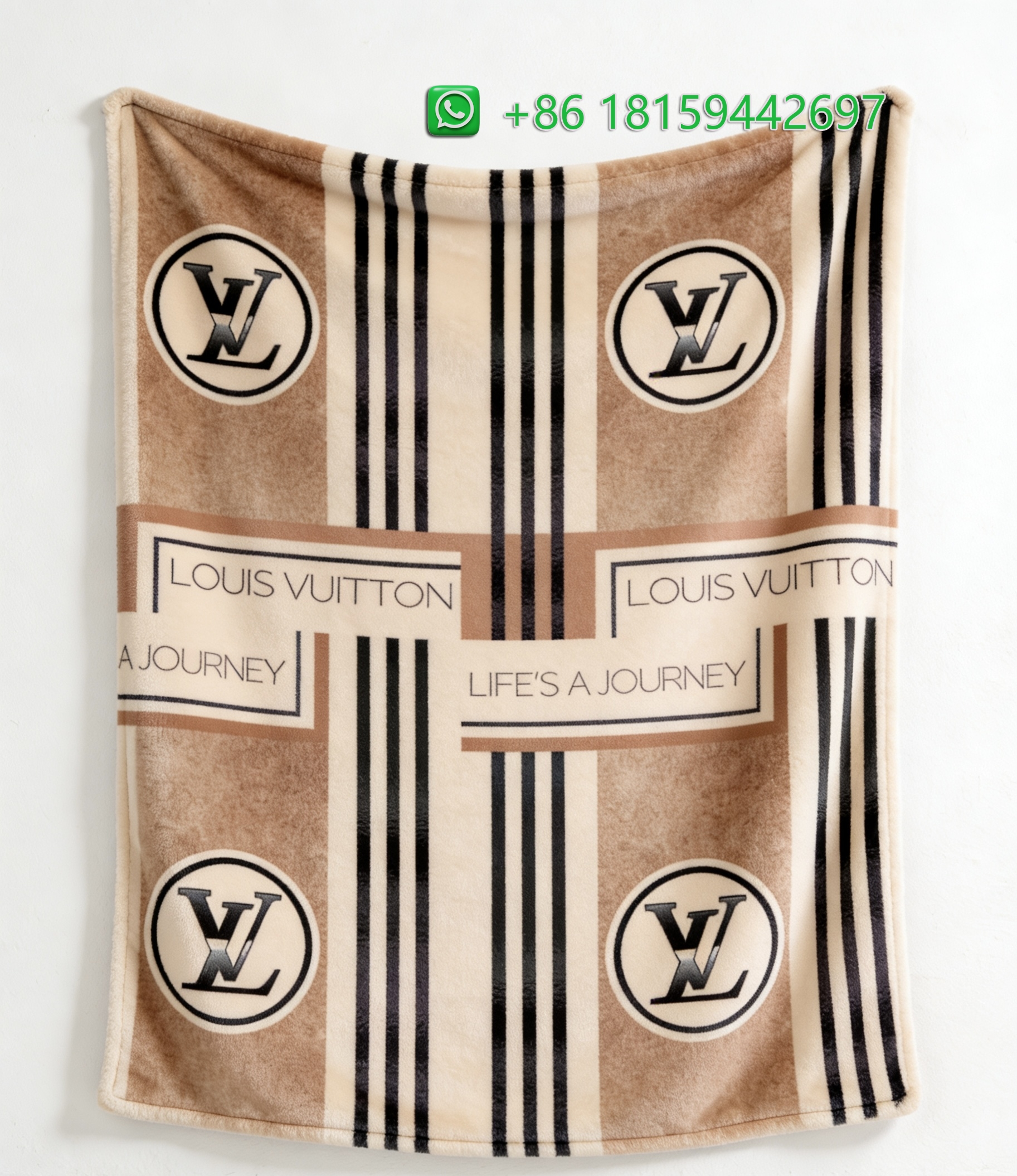 Louis Vuitton Throw Blankets